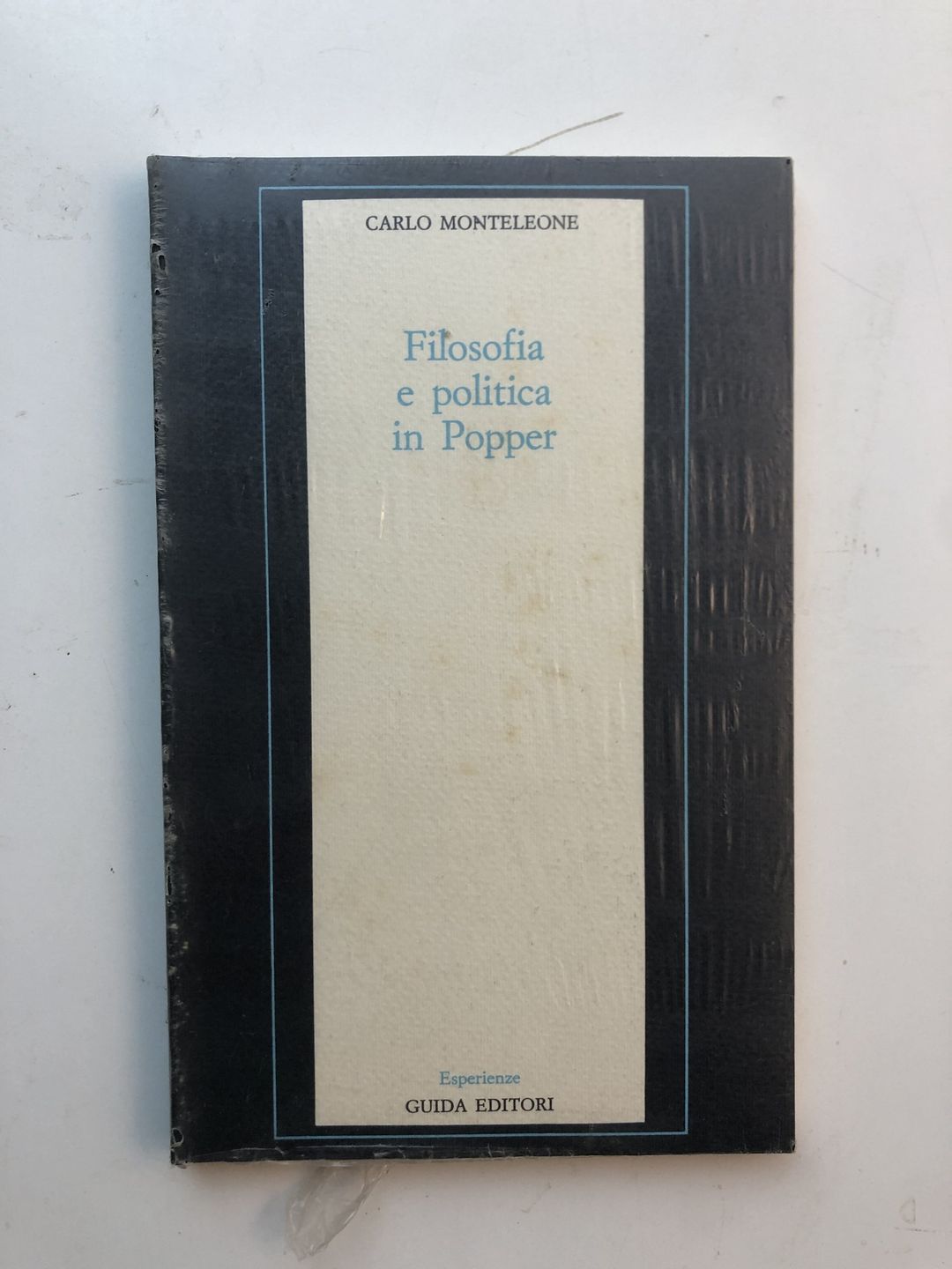 Filosofia e politica in Popper / Carlo Montaleone