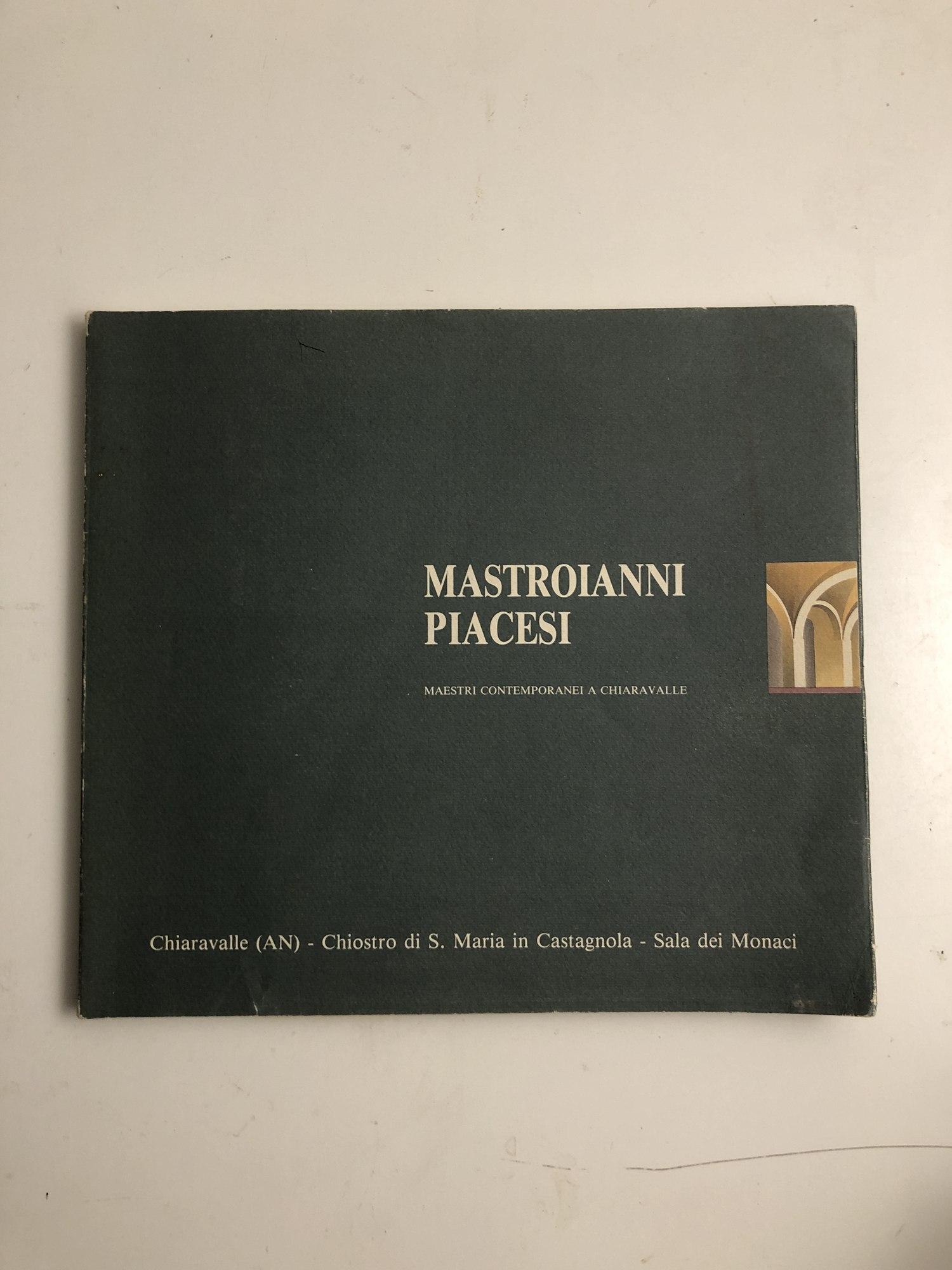 Umberto Mastroianni, Walter Piacesi maestri contemporanei a Chiaravalle